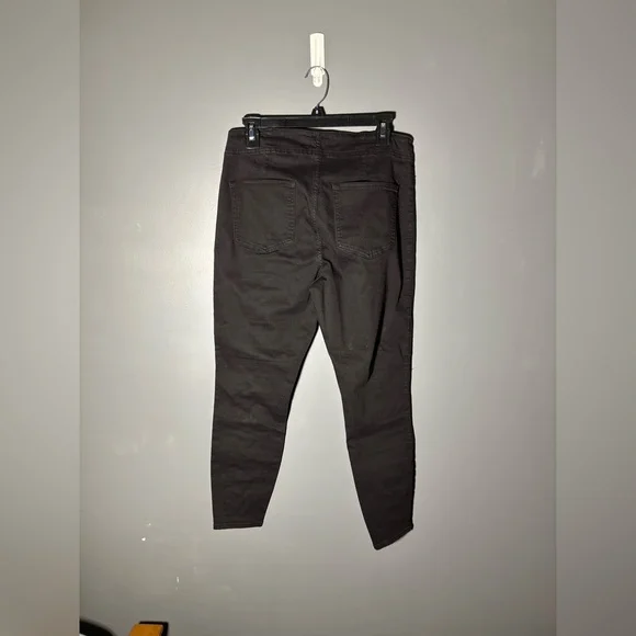 Pistola High Rise Black Lace Up Jeans Womens Size 31 - Picture 3 of 4